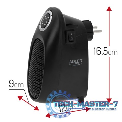 Termowentylator Adler AD 7726 Easy heater grzejnik elektryczny farelka 1500W Termowentylator Adler AD 7726 Easy heater grzejnik elektryczny farelka 1500W