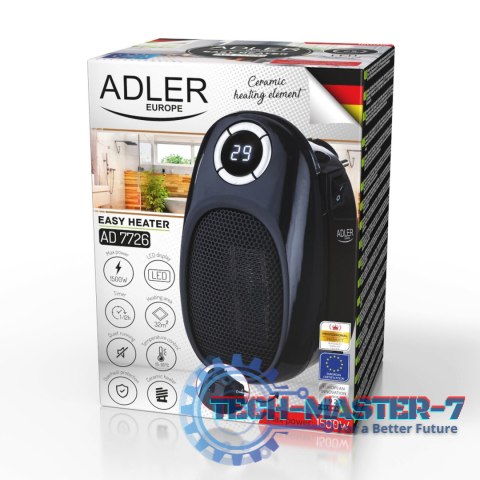Termowentylator Adler AD 7726 Easy heater grzejnik elektryczny farelka 1500W Termowentylator Adler AD 7726 Easy heater grzejnik elektryczny farelka 1500W