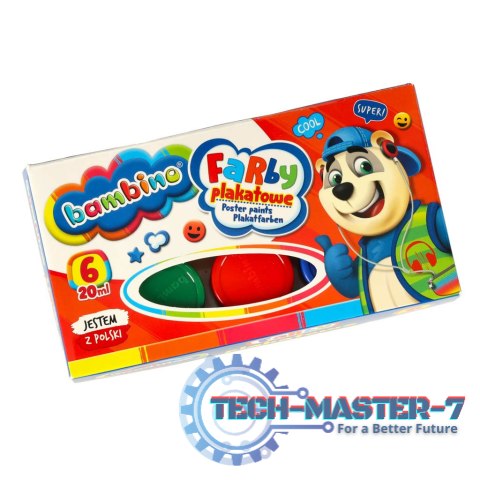 Zestaw plastyczny Bambino kredki mazaki farby 46el. Zestaw plastyczny Bambino kredki mazaki farby 46el.