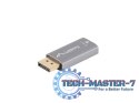 Adapter Displayport(M)- HDMI(F)4K srebrny