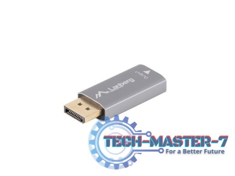 Adapter Displayport(M)- HDMI(F)4K srebrny