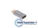 Adapter Displayport(M)- HDMI(F)4K srebrny