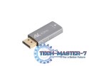 Adapter Displayport(M)- HDMI(F)4K srebrny