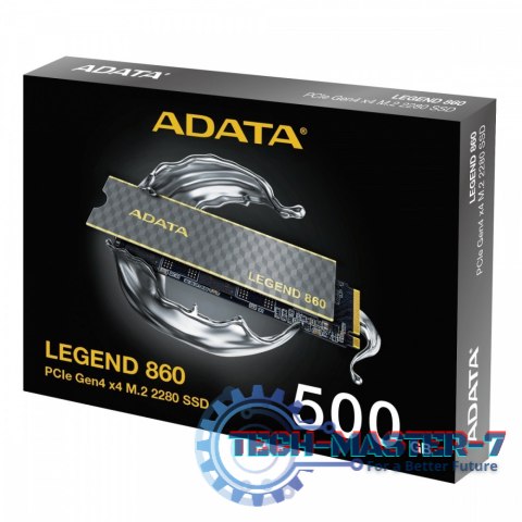 Dysk SSD LEGEND 860 500G PCIe 4x4 5000/3000 MB/s M.2 Dysk SSD LEGEND 860 500G PCIe 4x4 5000/3000 MB/s M.2