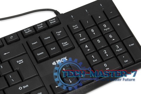 Klawiatura ERIS Black USB Klawiatura ERIS Black USB