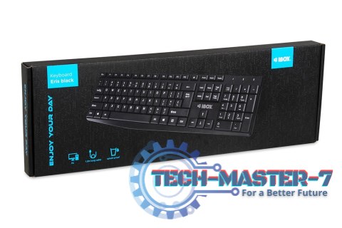 Klawiatura ERIS Black USB Klawiatura ERIS Black USB