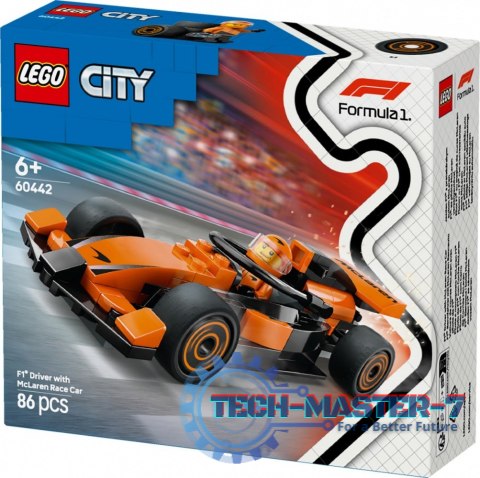 Klocki City 60442 F1 Kierowca i bolid McLaren Klocki City 60442 F1 Kierowca i bolid McLaren
