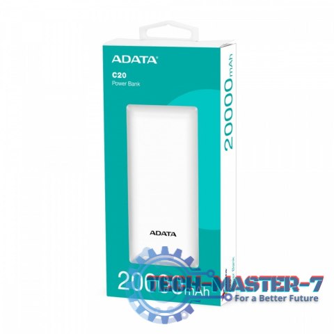 Powerbank C20 20000mAh USB-C biały Powerbank C20 20000mAh USB-C biały