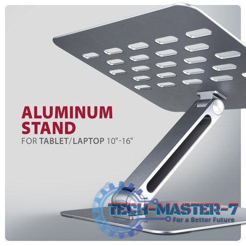 STND-LQ Podstawa do laptopów aluminiowa 10-16" cali, regulowane kąty nachylenia STND-LQ Podstawa do laptopów aluminiowa 10-16" cali, regulowane kąty nachylenia