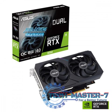 Karta graficzna GeForce RTX 3050 DUAL OC V2 8GB GDDR6 128Bit DVI-D/HDMI/DP Karta graficzna GeForce RTX 3050 DUAL OC V2 8GB GDDR6 128Bit DVI-D/HDMI/DP