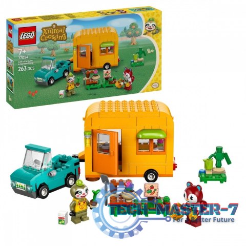 Klocki Animal Crossing 77054 Leif i jego karawan oraz sklep ogrodniczy Klocki Animal Crossing 77054 Leif i jego karawan oraz sklep ogrodniczy