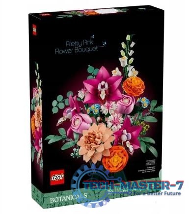Klocki Botanicals 10342 Piękny bukiet różowych kwiatów