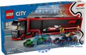 Klocki City 60445 F1 Ciężarówka z bolidami RB20 i AMR24 F1