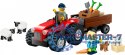 Klocki City 60461 Czerwony traktor z przyczepą i owcą