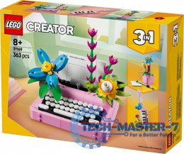 Klocki Creator 31169 Maszyna do pisania z kwiatami