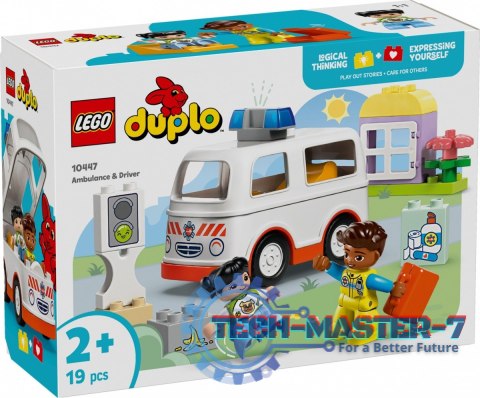 Klocki DUPLO 10447 Karetka z kierowcą Klocki DUPLO 10447 Karetka z kierowcą