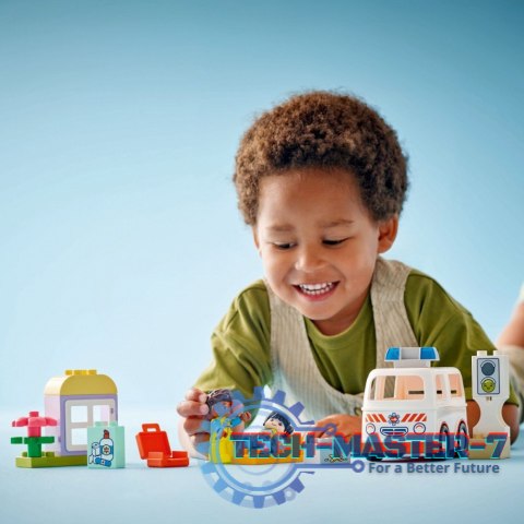 Klocki DUPLO 10447 Karetka z kierowcą Klocki DUPLO 10447 Karetka z kierowcą