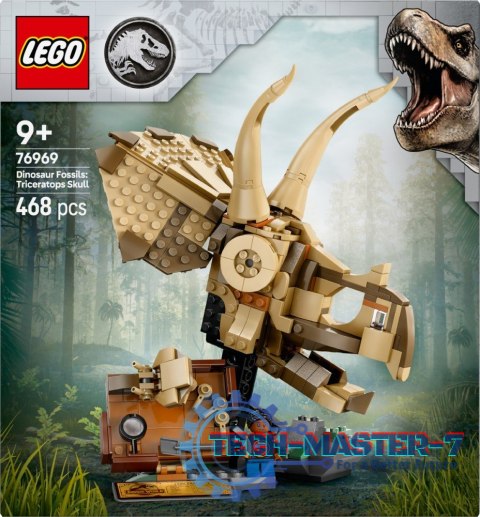 Klocki Jurassic World 76969 Szkielety dinozaurów: czaszka triceratopsa Klocki Jurassic World 76969 Szkielety dinozaurów: czaszka triceratopsa