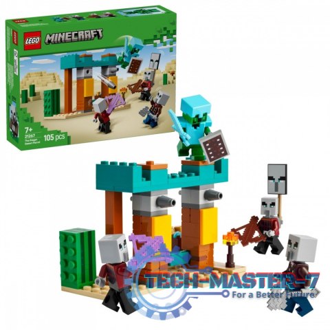 Klocki Minecraft 21267 Pustynny patrol złosadników Klocki Minecraft 21267 Pustynny patrol złosadników