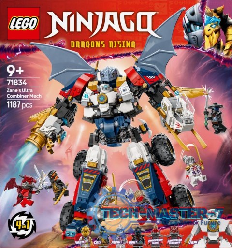 Klocki Ninjago 71834 Wielofunkcyjny ultramech Zanea Klocki Ninjago 71834 Wielofunkcyjny ultramech Zanea