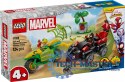 Klocki SPIDEY 11198 Pościg Spina za Electro w dinopojeździe