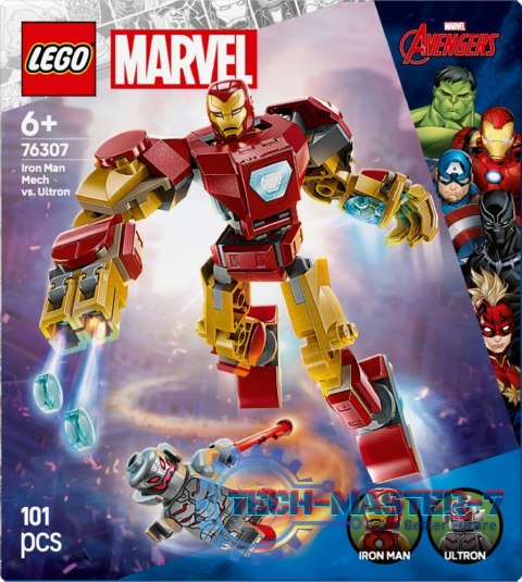Klocki Super Heroes 76307 Mech Iron Mana kontra Ultron Klocki Super Heroes 76307 Mech Iron Mana kontra Ultron