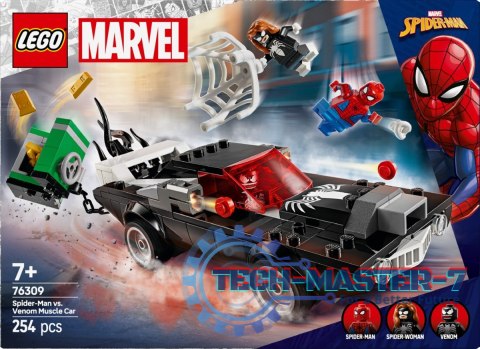 Klocki Super Heroes 76309 Spider-Man kontra muscle car Venoma Klocki Super Heroes 76309 Spider-Man kontra muscle car Venoma