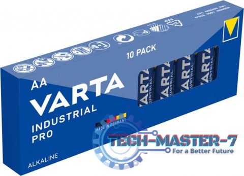 Baterie alkaliczne R6 Industrial PRO 10 sztuk karton Baterie alkaliczne R6 Industrial PRO 10 sztuk karton