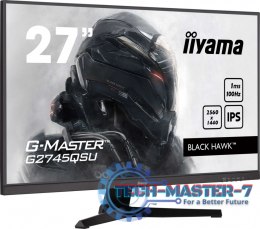 Monitor 27 cali G2745QSU-B2,IPS,QHD,100Hz,1ms,2xUSB,300cd