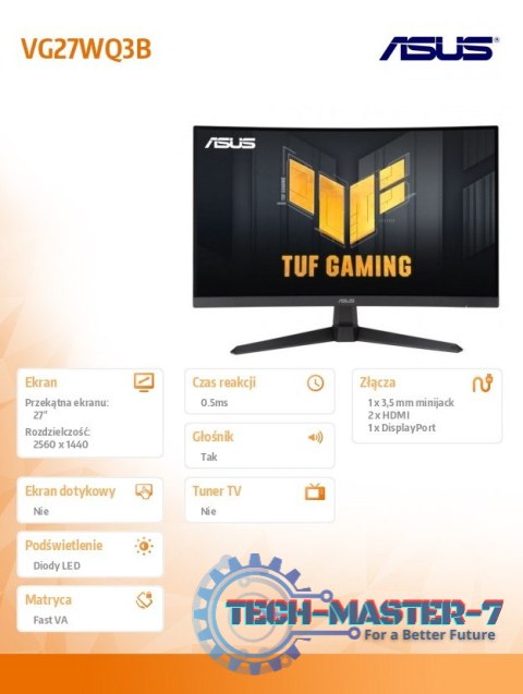 Monitor 27 cali VG27WQ3B QHD Monitor 27 cali VG27WQ3B QHD