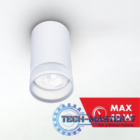 Oprawa natynkowa/tuba GU10, biała MCE361 W aluminiowa Oprawa natynkowa/tuba GU10, biała MCE361 W aluminiowa