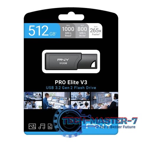 Pendrive ProElite V3 512G UA3.2 P-FD512PROV3-GE Pendrive ProElite V3 512G UA3.2 P-FD512PROV3-GE