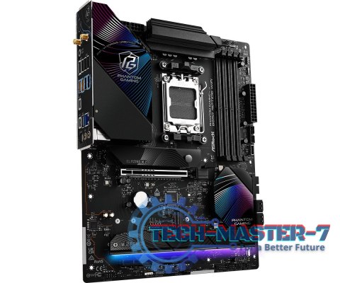 Płyta główna B850 Phantom Gaming Riptide WiFi AM5 4DDR5 ATX Płyta główna B850 Phantom Gaming Riptide WiFi AM5 4DDR5 ATX