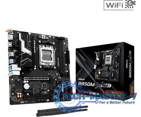 Płyta główna B850M-X WIFI AM5 4DDR5 mATX Płyta główna B850M-X WIFI AM5 4DDR5 mATX