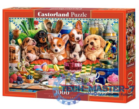 Puzzle 1000 elementów Deser szczeniaczków