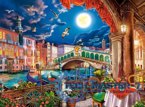 Puzzle 2000 elementów Romantyczna noc w Wenecji Puzzle 2000 elementów Romantyczna noc w Wenecji