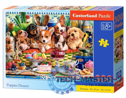 Puzzle 300 elementów Szczeniaczki deser Puzzle 300 elementów Szczeniaczki deser