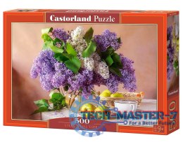 Puzzle 500 elementów Kwiaty bzu w wazonie