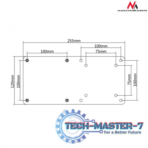 Adapter VESA MC-721 do mini komputerów NUC MAC Adapter VESA MC-721 do mini komputerów NUC MAC