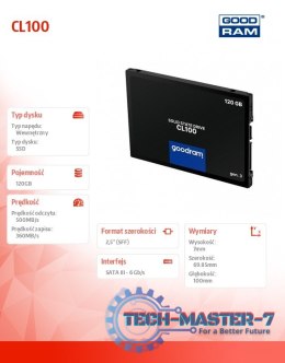 Dysk CL100 G3 120GB SATA3 2,5