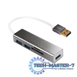 Hub USB 3.0 3 porty z czytnikiem kart
