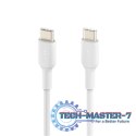 Kabel Booster Charge USB-C/USB-C PVC 2m, biały