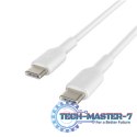 Kabel Booster Charge USB-C/USB-C PVC 2m, biały
