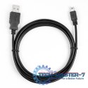 Kabel USB - Mini USB 1.8m. czarny