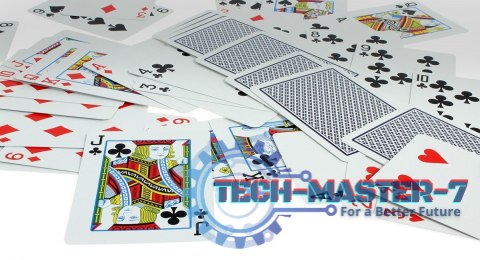Karty Poker 100% Plastik PK2. Talia niebieska, index w 2 rogach Karty Poker 100% Plastik PK2. Talia niebieska, index w 2 rogach