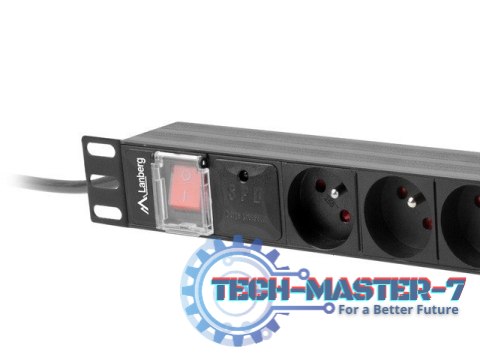 Listwa zasilająca rack PDU 19 cali 1U 16A 8X 230V PL 2 czarna Listwa zasilająca rack PDU 19 cali 1U 16A 8X 230V PL 2 czarna