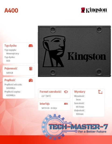 SSD A400 SERIES 480GB SATA3 2.5'' SSD A400 SERIES 480GB SATA3 2.5''