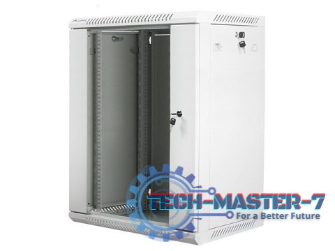 Szafa instalacyjna wisząca 19'' 15U 600X450mm szara (drzwi szklane) Szafa instalacyjna wisząca 19'' 15U 600X450mm szara (drzwi szklane)