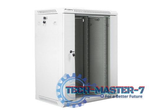 Szafa instalacyjna wisząca 19'' 15U 600X450mm szara (drzwi szklane) Szafa instalacyjna wisząca 19'' 15U 600X450mm szara (drzwi szklane)