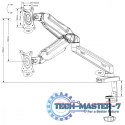 Uchwyt Na Monitor 13-27 8kg MC-860